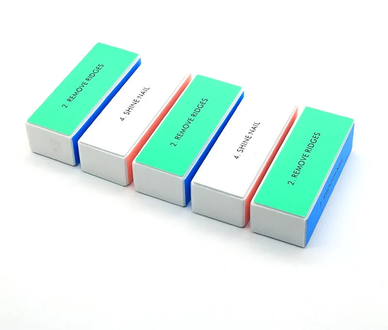Lot de blocs polissoirs pour ongles, modèle 1