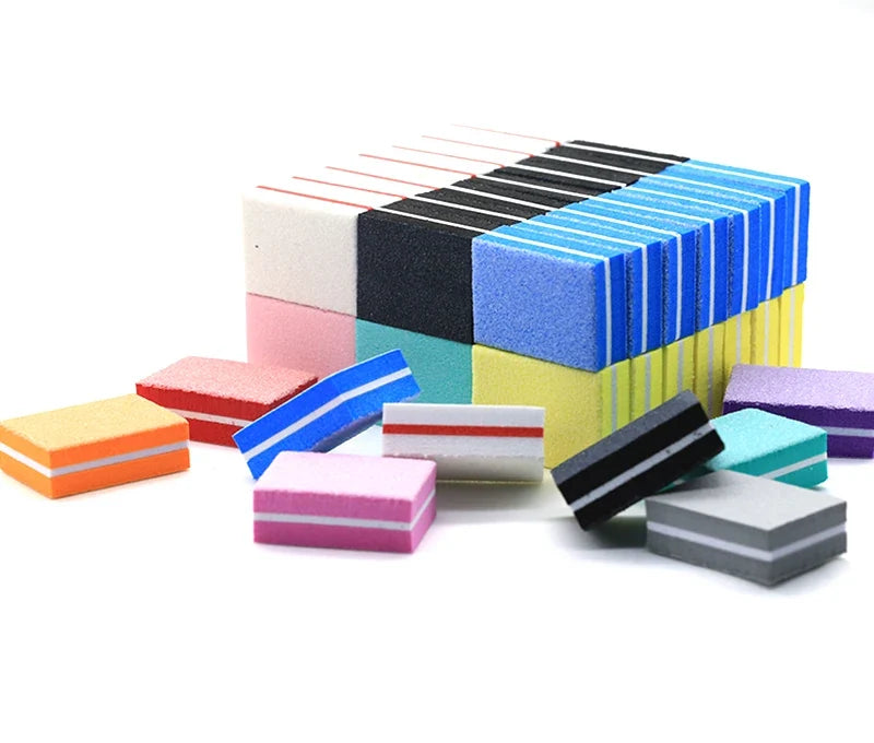Lot de blocs polissoirs pour ongles, modèle 14