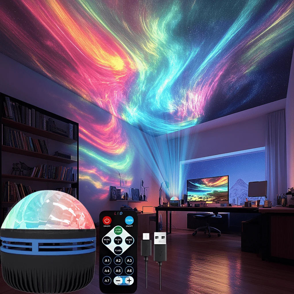 Projecteur d’aurore boréale et ciel étoilé à DEL – photo 6