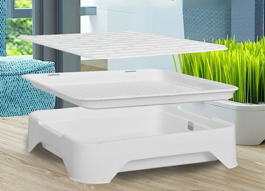 Plateau hydroponique à trois étages démontables