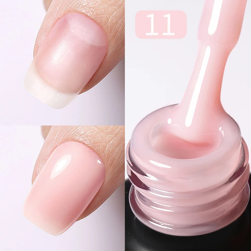 Gel de Base Rubber Base Rose Lait pour Ongles UV/LED – photo 19