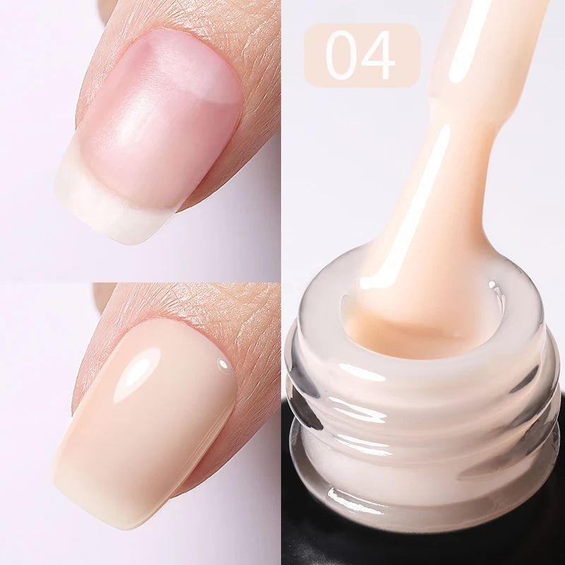Gel de Base Rubber Base Rose Lait pour Ongles UV/LED – photo 12
