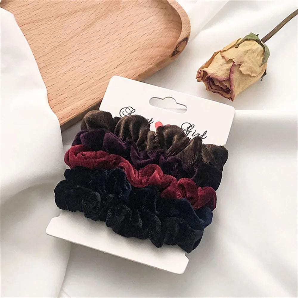 Ensemble de Chouchous en Satin Doux pour Cheveux – photo 8