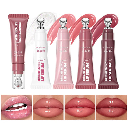 Gloss à lèvres brillant – teintes rosées et transparentes