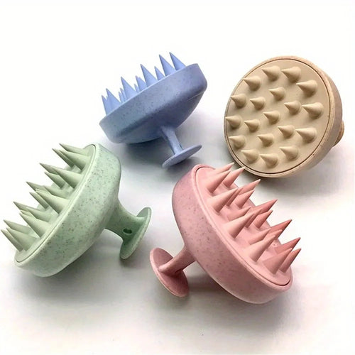 Brosse de massage du cuir chevelu en silicone