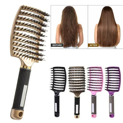 Brosse Démêlante et Massante pour Cheveux