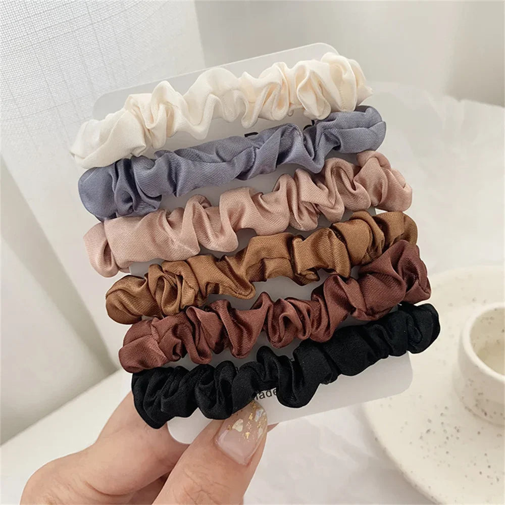 Ensemble de Chouchous en Satin Doux pour Cheveux – photo 10