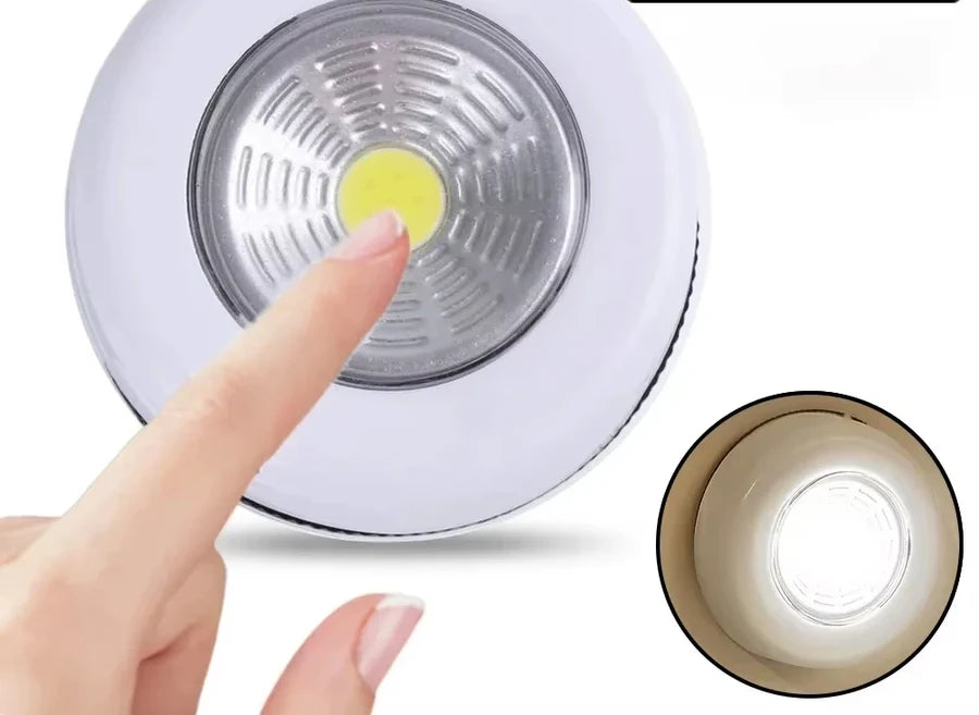 Veilleuse à pile avec ampoule COB, lumière blanche